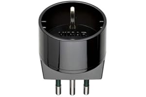 VIMAR Adattatore Spina 10a Presa Schuko Nero