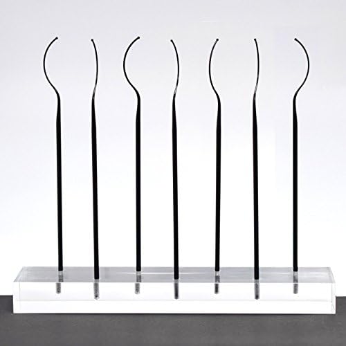 LashArt SLEEK Eyelash Fitters Testers Try on Wands Display Clear Acrylic Stand