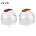 Produktbild Eiswürfel Ball Tablett Eiswürfelform Silikon Ball Form Obst Eis Maker 4pcs zufällige Farbe S 4 * 4,5cm