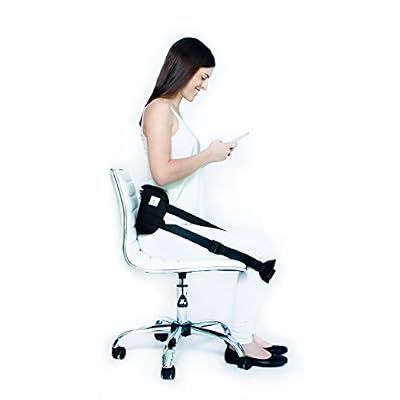 Supportiback® appareil orthopédique ergonomique soutien du bas du dos, corrige la posture et soulage la sciatique, ceinture de soutien du dos pour chaise posture lombaire parfaite pour un meilleur dos