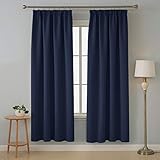 vorhang blau sterne Größe: ca. 175x140cm in HöhexBreite für 1 Stück, Menge: 2 Stück in einer Packung