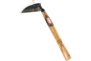 AFuex Japanisches Gartenwerkzeug - Handhacke/Sichel ist perfekt zum Jäten und Kultivieren