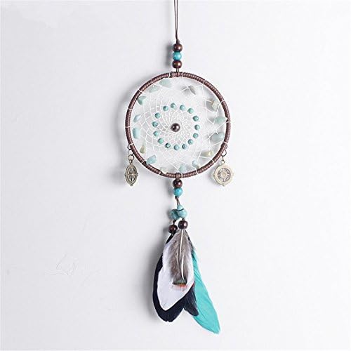 Zdreamer Dream Catcher Net, Calaite Beads Style, Traditional Handmade Ornament Crafts Decorative Pendants Wall Hanging, For Car SUV Home Decoration Accessories