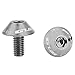 Produktbild Alomejor Universal Bike Bolt Schraube, M5 * 12 mm Fahrrad Wasser Flasche Käfig Halter Halterung Schraube Schrauben, Silber