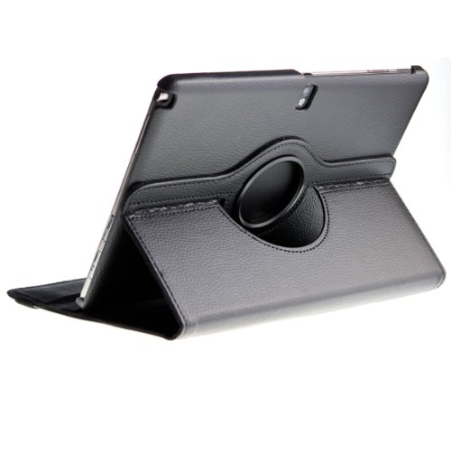 SVS-Trade Samsung Galaxy Note 2014 Edition 360 ° rotierbare Schutz Tasche Smart Cover 10.1 Zoll (Schwarz) - 2