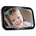 Produktbild Rücksitzspiegel für Babys, opamoo Bruchsicherer Autospiegel mit großem Sichtfeld 360°schwenkbar Spiegel Auto Baby Universeller Rücksitzspiegel Baby Spiegel ohne Einzelteile/Schrauben