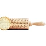 Holz Teigroller/Nudelholz Norwegen | Rentiere |...