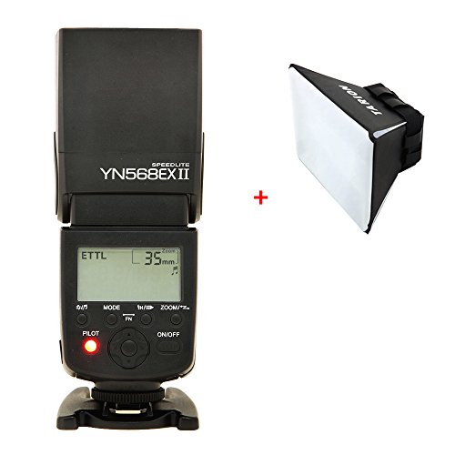 Yongnuo YN-568EX II Blitzgerät für Canon EOS Kamera mit Masterblitzfunktion mit TARION® Diffusor Yongnuo YN-568EX II Blitzgerät für Canon EOS Kamera mit Masterblitzfunktion mit TARION® Diffusor Bilder