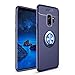Produktbild Galaxy S9 Plus Hülle Etui für Samsung S9 Plus/S9+ mit Ring Holder Halter Ständer - Coollee Silikon TPU Dünn Shell Bumper mit 360 Grad Freidrehbar Metallring Grip Fingerhalterung Kickstand Auto Magnet KFZ Handy Halterungen Unterstützung, Handyhülle Stoßfänger Rüstung Schutzhülle Slim Soft Weich Tasche Case Cover für Samsung Galaxy S9 Plus, Blau