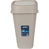 Gondol Vinto Kapaklı &Ccedil;&ouml;p Kovası, Plastik 17 Lt Kombin Renkli