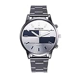 Uhren Herren Luxus Marke Herren Sport Uhren Full Analoge Quarz-Armbanduhr aus Edelstahl