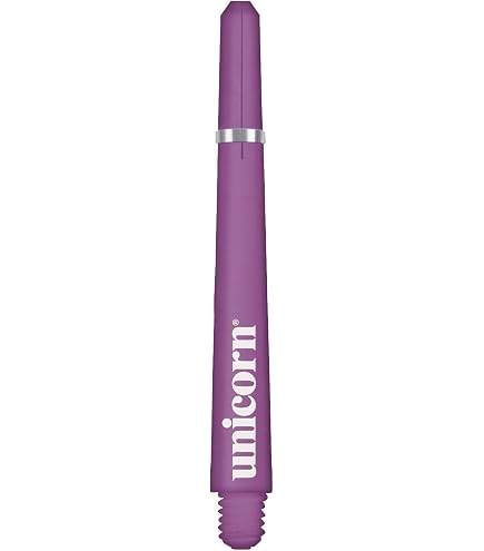 Tiges De Fléchettes Unicorn Gripper 4 - Lot De 3 - Polycarbonate Violet 35mm