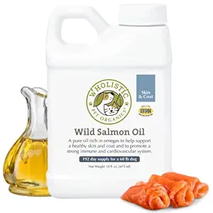 Wholistic Pet Organics Wild Deep Sea Salmon Oil for Dogs