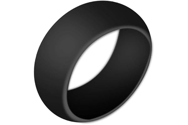 Boolavard Bague de Mariage en Silicone pour Homme et Femme
