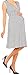 Happy Mama. Women's Maternity Empire Waist Stretch Sleeveless Dress Skater. 110p (White with Dots, UK 18)