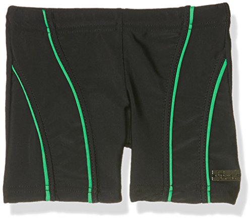 Haute pression B19 Bañador de natación, Negro (Noir/Vert C03), 10 años para Niños