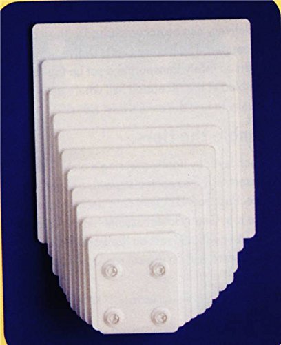 Cake Company Torten-Ständer in Weiß | 27,5cm x 27,5cm lang | Quadratisch | SPS-Stecksystem aus Kunststoff für Torten & Kuchen | Viereckige Torten-Platte | Zum Dekorieren & Transportieren | 1 St. - 3