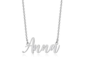 BOBIJOO JEWELRY - Pendentif Collier Prénom Femme Fille Acier Inoxydable Argenté Au choix