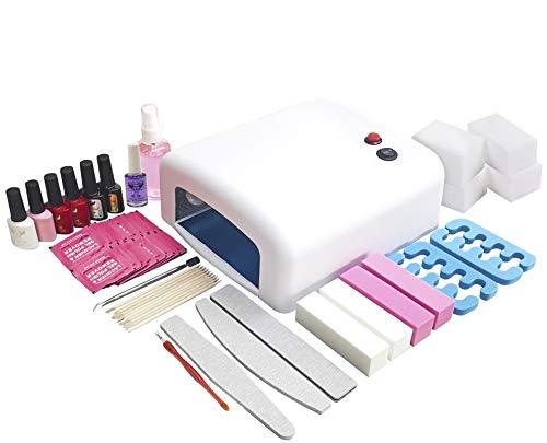 Crisnails Kit de Decoración para Manicura y Pedicura, con Todos los Accesorios y las Herramientas Necesarios para Manicura y Pedicura Profesional