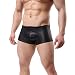 Produktbild Heaviesk Herren Unterhose Schwarzes Leder Enge Boxershorts Shorts Weiche Unterwäsche Bulge Pouch Unterhose Sport Wetlook Swim Shorts