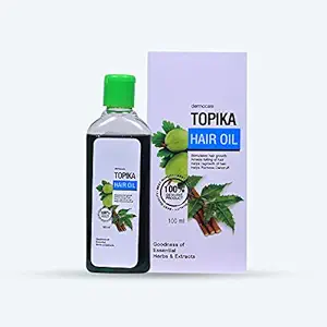 Dermocare Laborataries LLP Topika Hair Oil for Hair Growth and Hair Fall - 100 ml Pack of 2