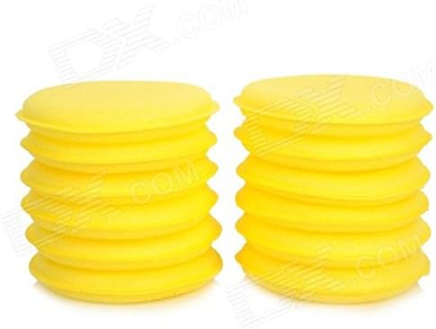12 x Car Polishing Waxing Sponge Foam Applicator Pad Valeting High Quality