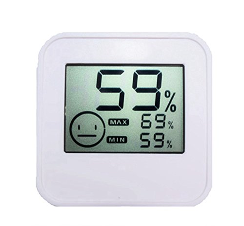 Indoor Digital Hygrometer Thermometer mit LCD Display Bildschirm Temperatur und Feuchtigkeit Monitor für Haus und Büro