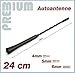 Produktbild - CITROEN - KFZ Antennenstab INION® Universal 24cm Kurz Stab Antenne mit M4 M5 M6 Gewinde - BERLINGO - C1 - C2 - C3 Picasso - C4 - C5 - C6 - JUMPER - SAXO - XANTIA - XSARA ------ Radio UKW / FM - Dachantenne