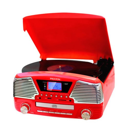 Preisvergleich Produktbild Plattenspieler und CD VC500 Red