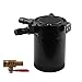 Produktbild happygirr Motoröl Catch Tank Atmungsaktiv Kompatibel mit Aluminiumlegierung Universal + Schlauch Kit Schwarz