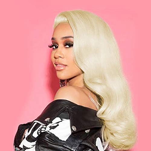 Perruque Naturel Bresilien Lace Front 613 Wig Cheveux Ondule Blonde Human Hair Lace Wig Grade 8A Soft Cheveux Doux Remy for Women 12 pouces