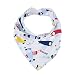 Labebe Baby Bandana Bibs Drool/Burpy Bibs Unisex 10-Pack Multicolor, 100% Cotton, Newborn Baby Shower Gift for Teething and Drooling, Soft & Absorbent, Machine Washable and Stain Proof - Unisex Pack (A)