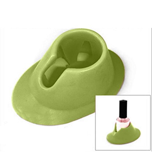 LHWY Lots 2 Pro White Rubber Bottle Holder For Nail Art Varnish Polish Seat Tool New