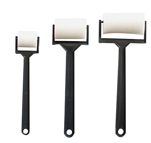 Blancho Set of 2 Early Learning Mini Sponge Painting Brushes Painting Tools for Kids [A]