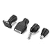 XINCARE 4 in 1 Waterproof Rechargable 360 degree Nose Ear Hair Trimmer Electric Beard Sideburn Eyebrow Underarms Hair Shaver Razor Remover Face Shaving Groomer Set (4 in 1)