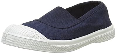 Bensimon - E15002 - TENNIS ELASTIQUE ENFANT - Baskets - Mixte Enfant - Bleu (Marine) - 34 EU