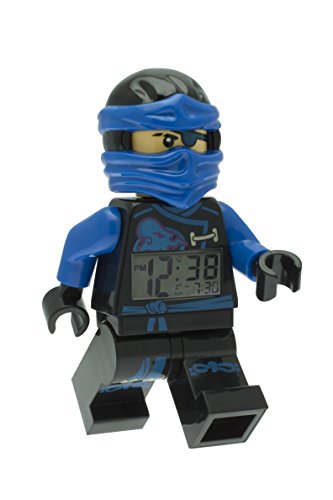 LEGO Unisex Wecker Digital Blue 9009433 - 2