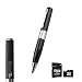 Produktbild SMARTEX | Stift mit unsichtbarer Spion Kamera + MicroSD 8GB Camcorder Spion Mini Kamera Audio Video, Silber Farbe