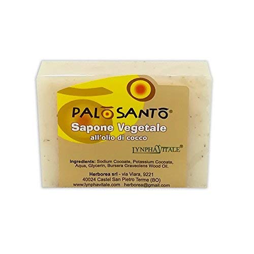 Jabón Palo Santo - energizante tónico hidratante nutritivo - producto artesanal - Made in Italy