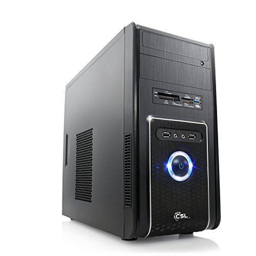 CSL Sprint D10029 - AMD A8-6600K APU 4x 3900MHz, 16GB RAM, 1000GB HDD, Radeon HD 8570D, DVD, USB 3.1, ohne Betriebssystem