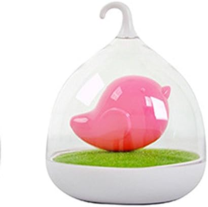 WANGXQ USB Lights Charge Touch Creative Bird Cage Light LED Smart Night Light Table Lamp Gift , pink
