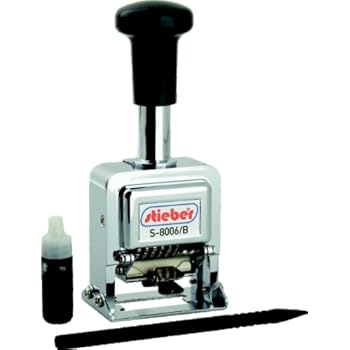 Timbro Numeratore Reiner Paginier B6 | 6 Cifre, Altezza 5.5 Mm, Per Ricevute E Documenti - Foto 9