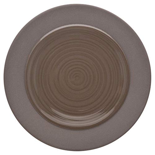 DEGRENNEBahia Round Bread & Butter Plates Brown Basalt 5.5" / 14cm - Set of 6 - Guy Crockery