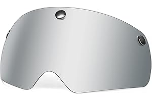 FUNWICT Occhiali Magnetici per Casco Bici Occhiali Rimovibili per Casco Bici Uomo con Visiera