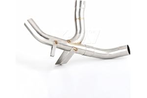 KYN Para Ducati Multistrada 1200 Enduro 2016 2017 2018 Multistrada 1260 Enduro 2019 2020 Tubo de escape de motocicleta Tubo de enlace medio sin cordones