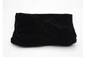 Bnineteenteam Sgabello per Pianoforte Coprisedie Pleuche Decorato per Pianoforte Sedia Singola Strumenti Musicali universali Decorazione Accessori Bella(Nero)