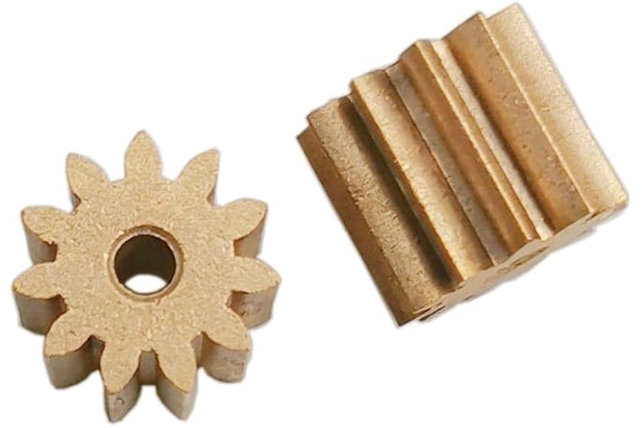 KUENCE 11T 0.7M Copper Pinion 11 Tooth Diameter=10mm Shaft Hole 2.3mm Metal Machine Parts 112.3A