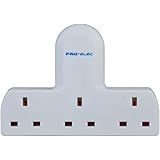 pro elec 250 V 13 A 3 Way/Triple UK Mains 3 Pin Adapter Plug
