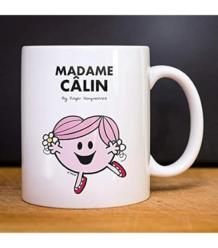 Mug Madame Bonheur Jaune - Céramique 30 Cl, Collection Monsieur Madame, Neuf Dans Son Emballage