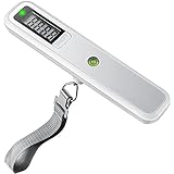 Luggage Scale, Amir® Potable Airline Hand Held Scale with Tare Function - 110LB/50KG Weight Capacity - Warning Light for Instant Luggage Fee Alert